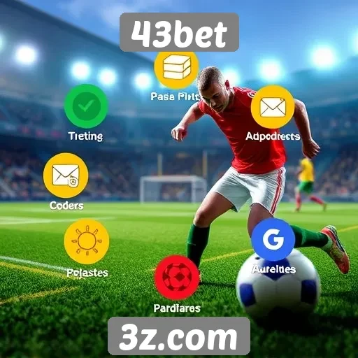 Exploração das funcionalidades do site 43bet